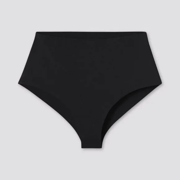 GIRLFRIEND COLLECTIVE Poolside Bikini Bottom in Black NWT - Picture 1 of 1